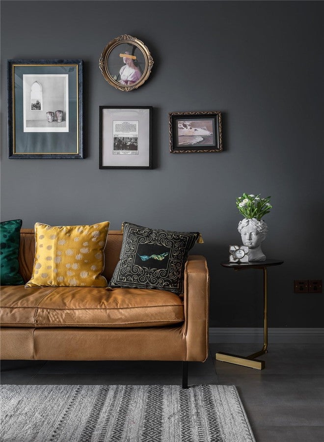 Micpolo 15.7"x118" Dark Grey Peel and Stick Wallpaper - Matte Grey Contact Paper for Bedroom, Wallcovering, Countertops - Image 3